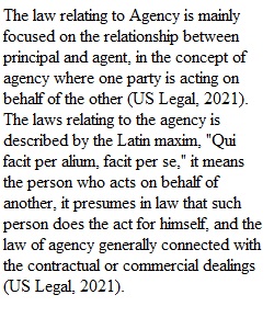 Tort Liability and the Agency Relationship- Initial Response
